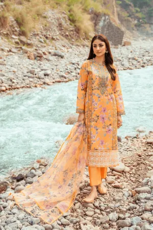 3PC Stitched | Embroidered Raw Silk Suit