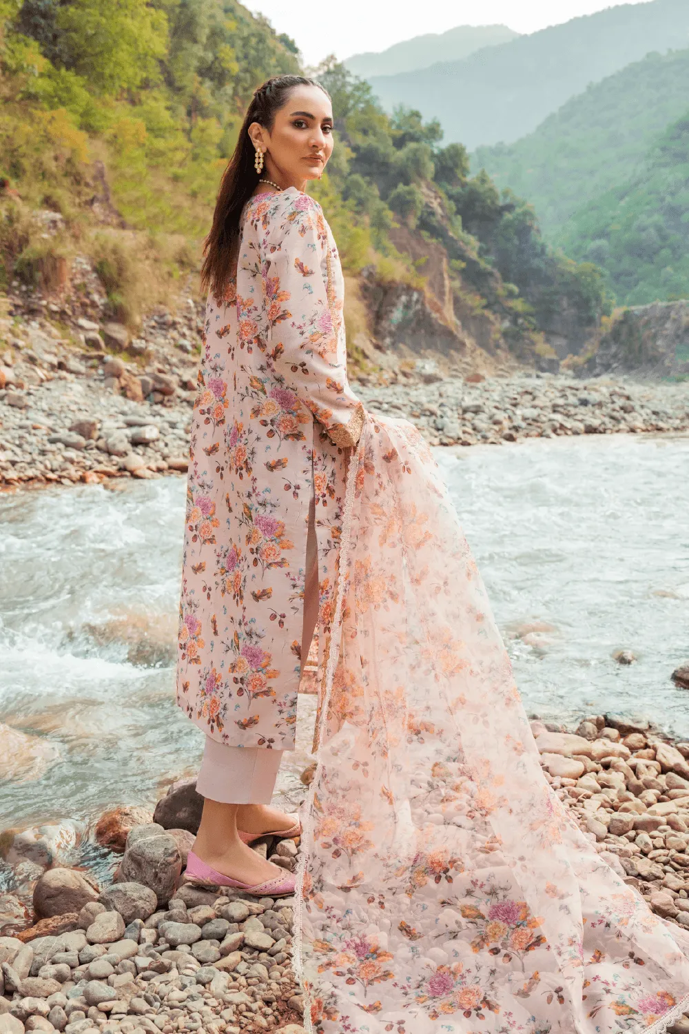 3PC Stitched | Embroidered Raw Silk Suit