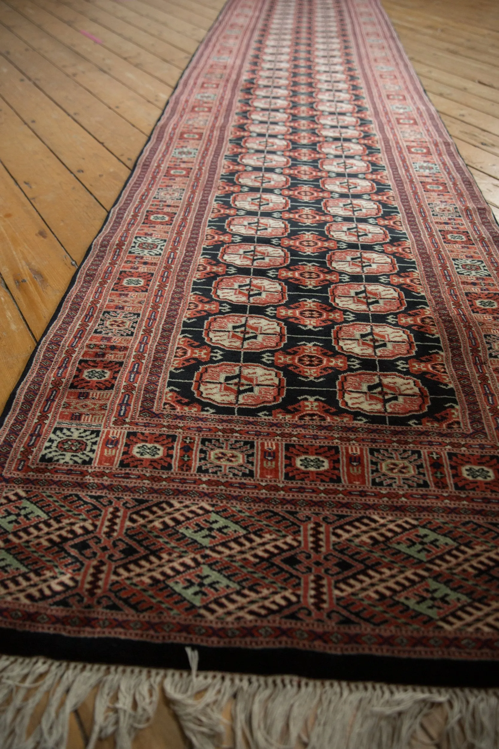 3x20 Vintage Fine Bokhara Rug Runner