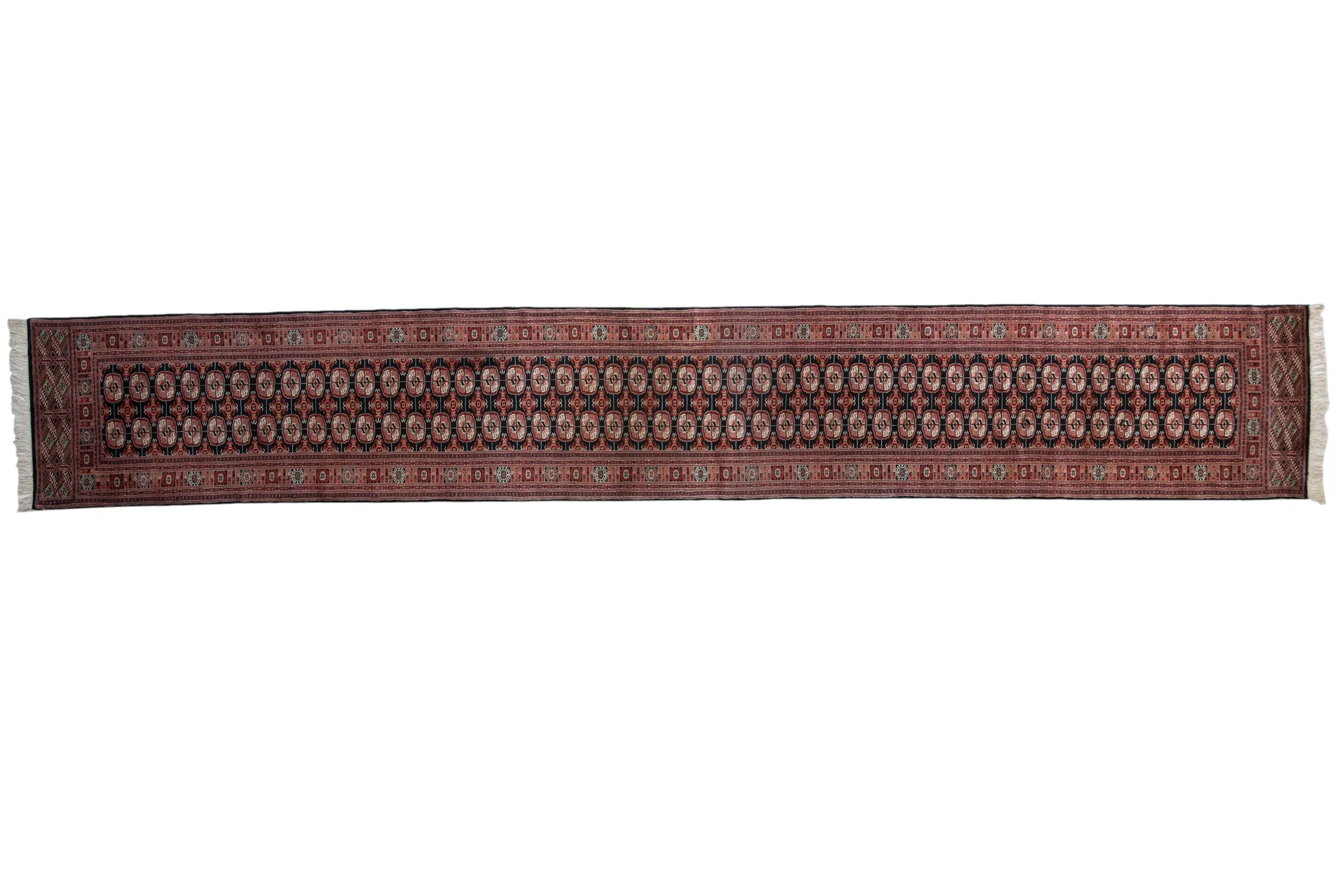 3x20 Vintage Fine Bokhara Rug Runner