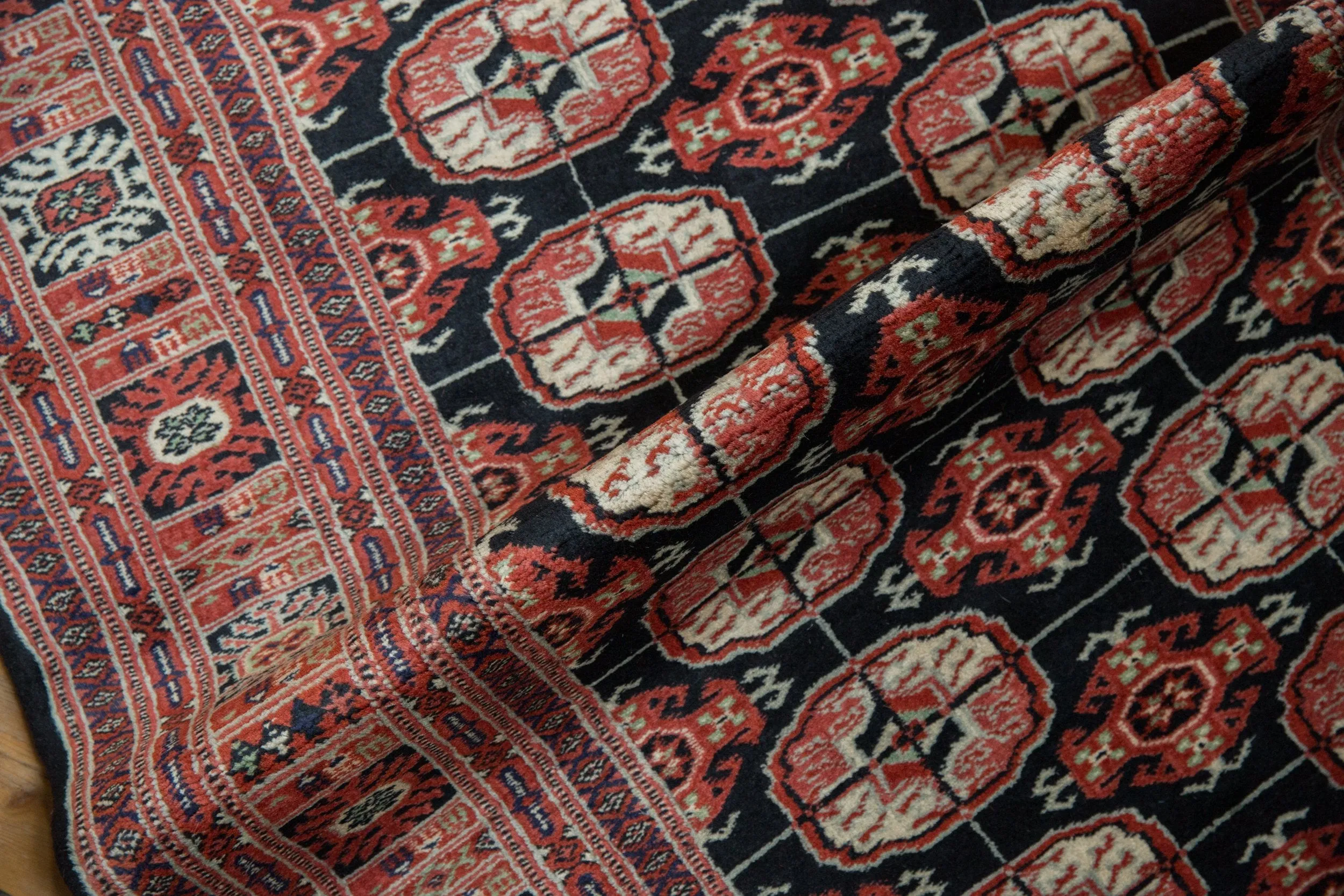 3x20 Vintage Fine Bokhara Rug Runner
