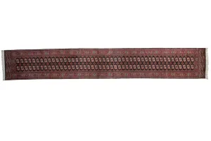 3x20 Vintage Fine Bokhara Rug Runner