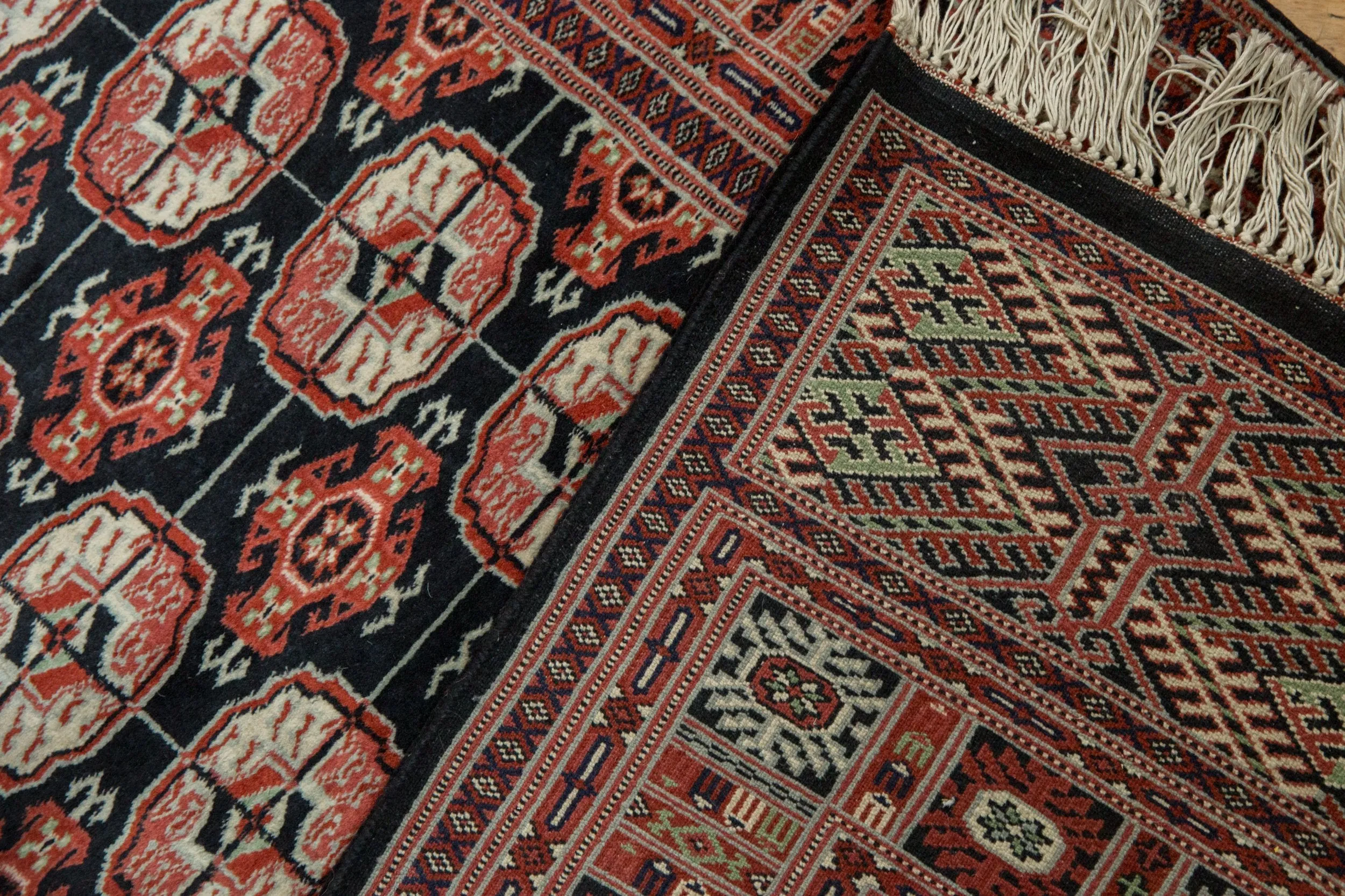 3x20 Vintage Fine Bokhara Rug Runner