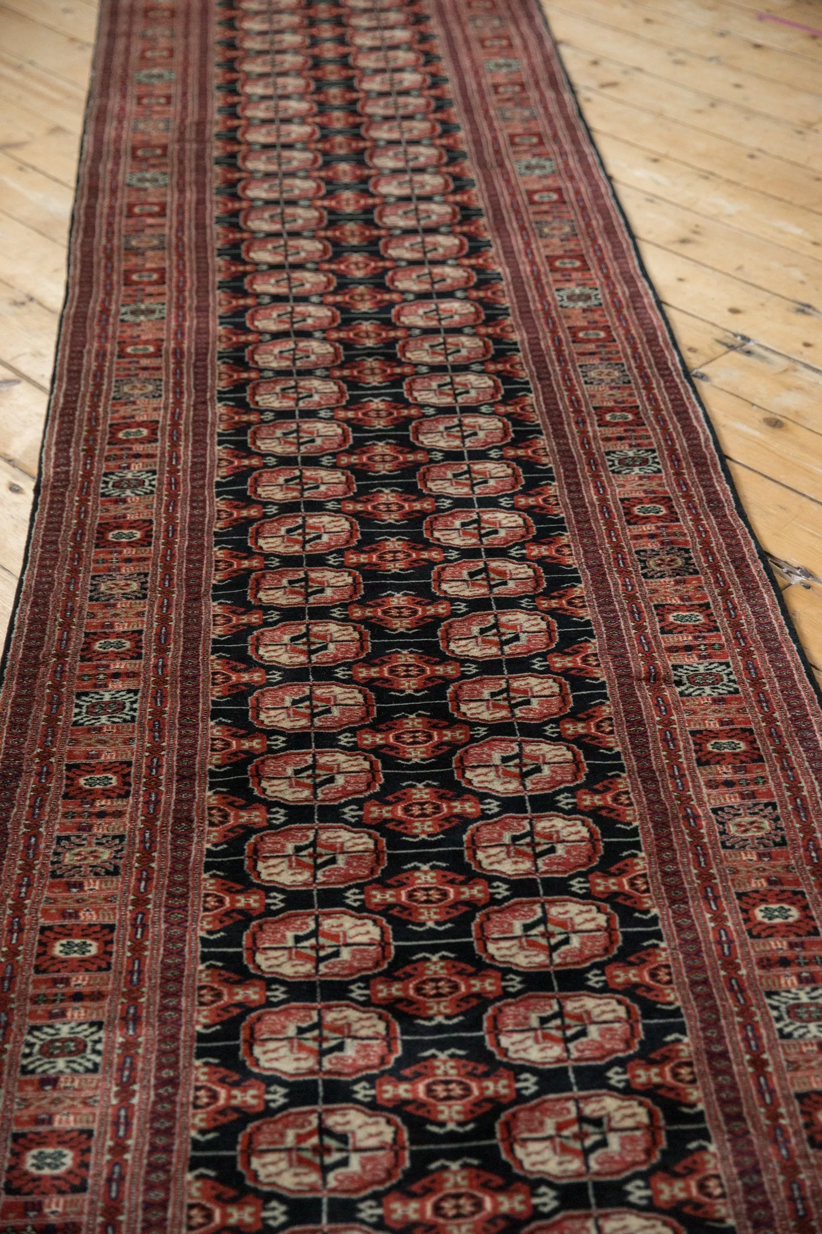 3x20 Vintage Fine Bokhara Rug Runner