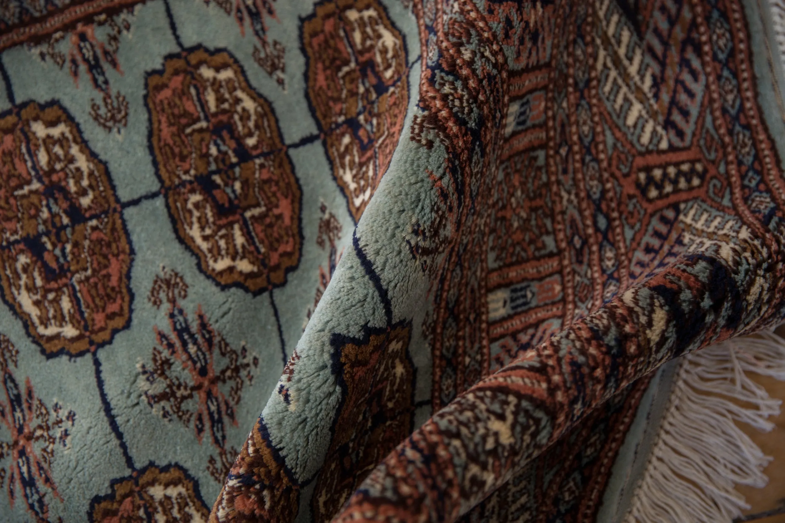 3x5 Vintage Fine Bokhara Rug