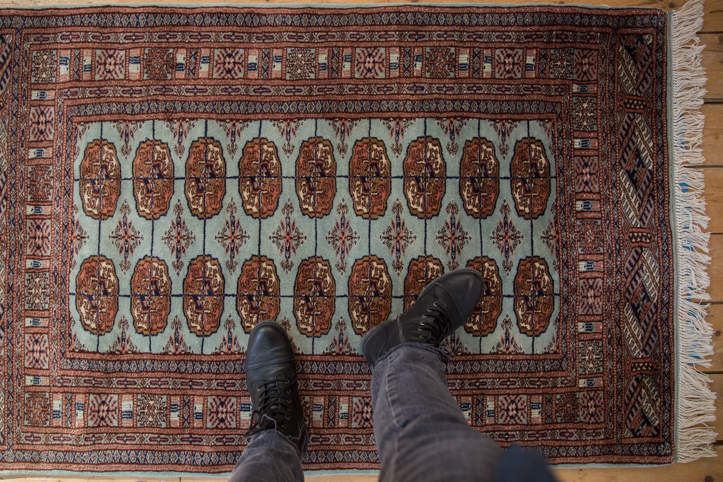 3x5 Vintage Fine Bokhara Rug