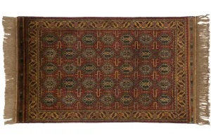 3x5 Vintage Indian Caucasian Design Rug