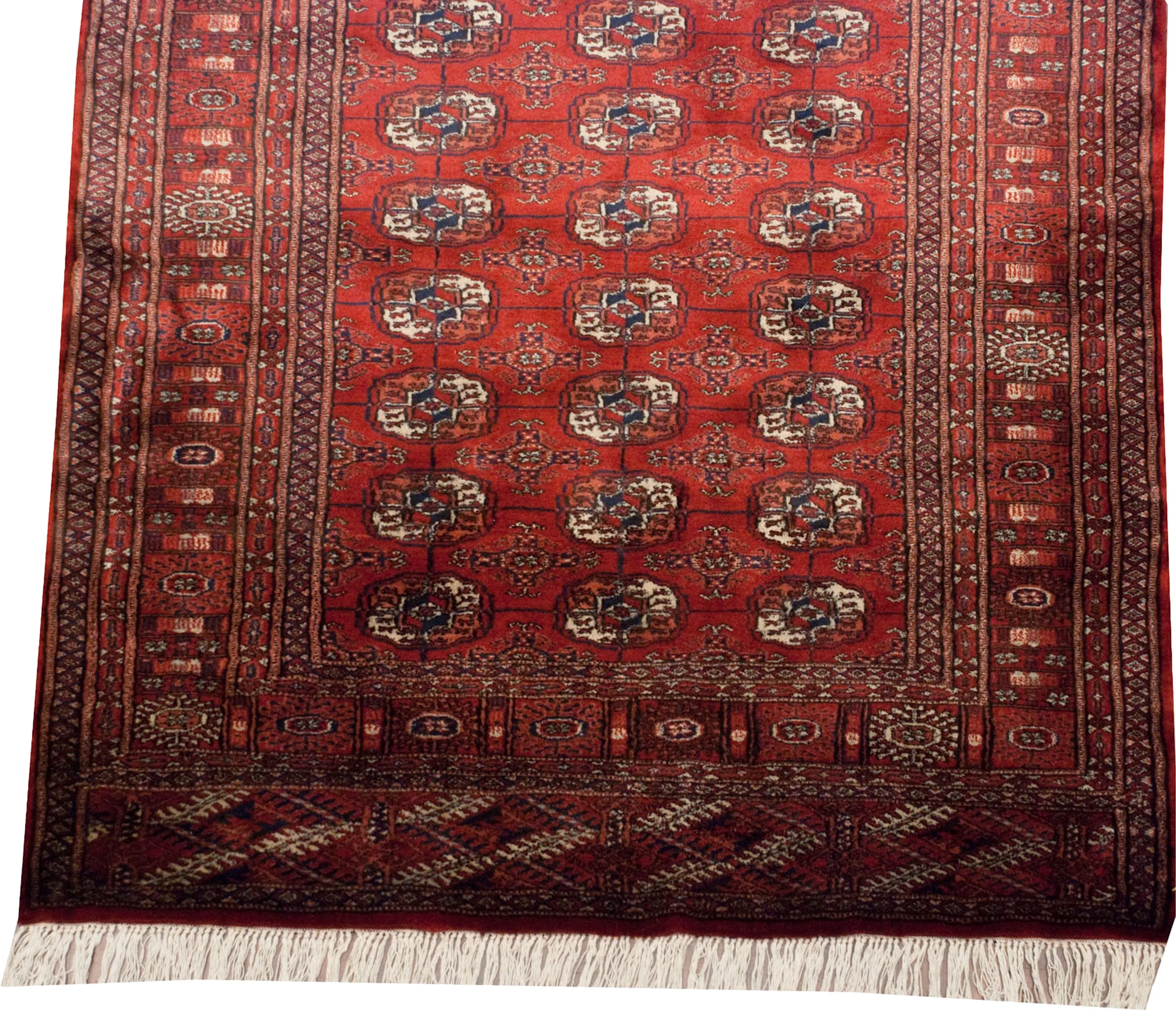 4x12 Vintage Fine Bokhara Rug Runner