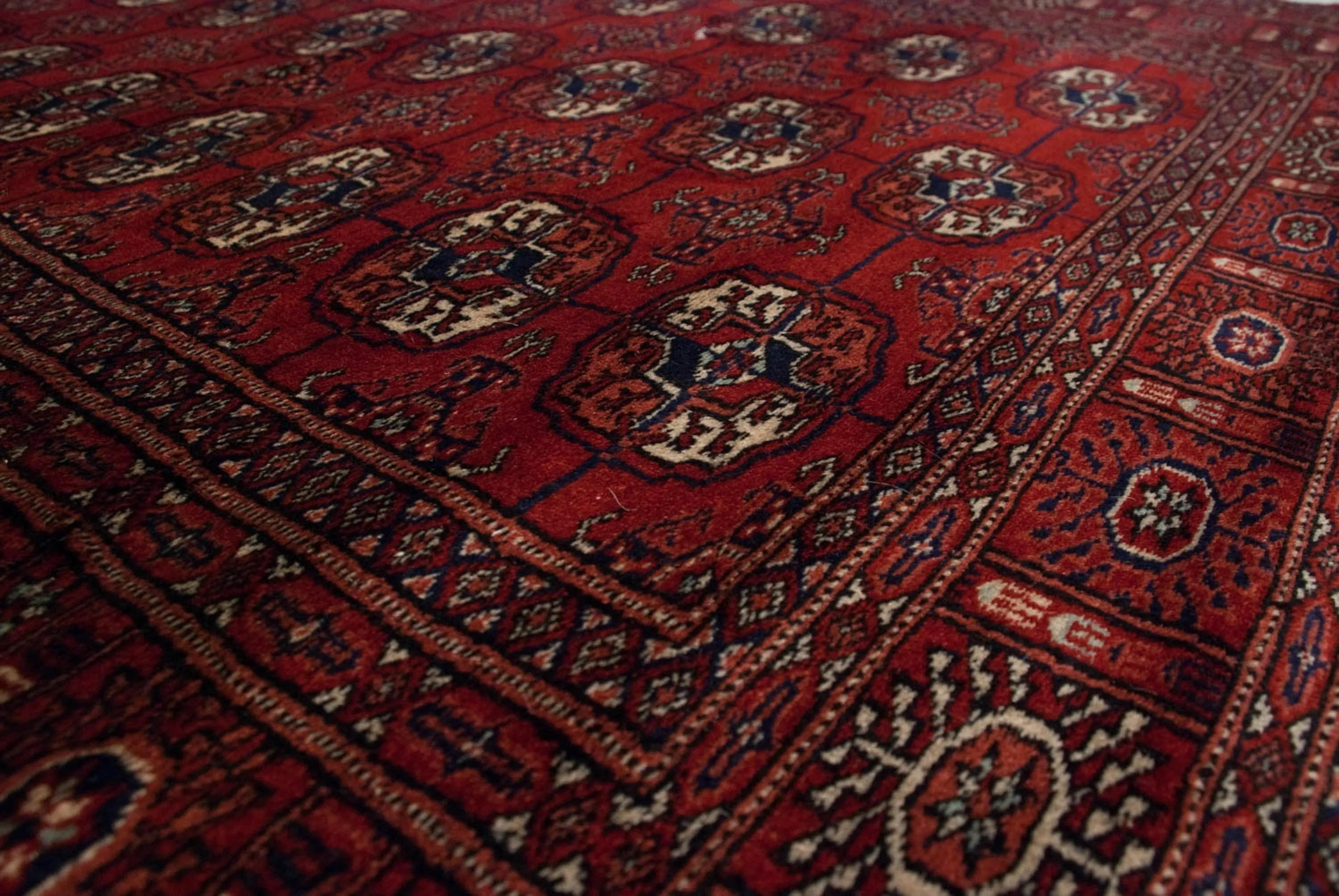 4x12 Vintage Fine Bokhara Rug Runner