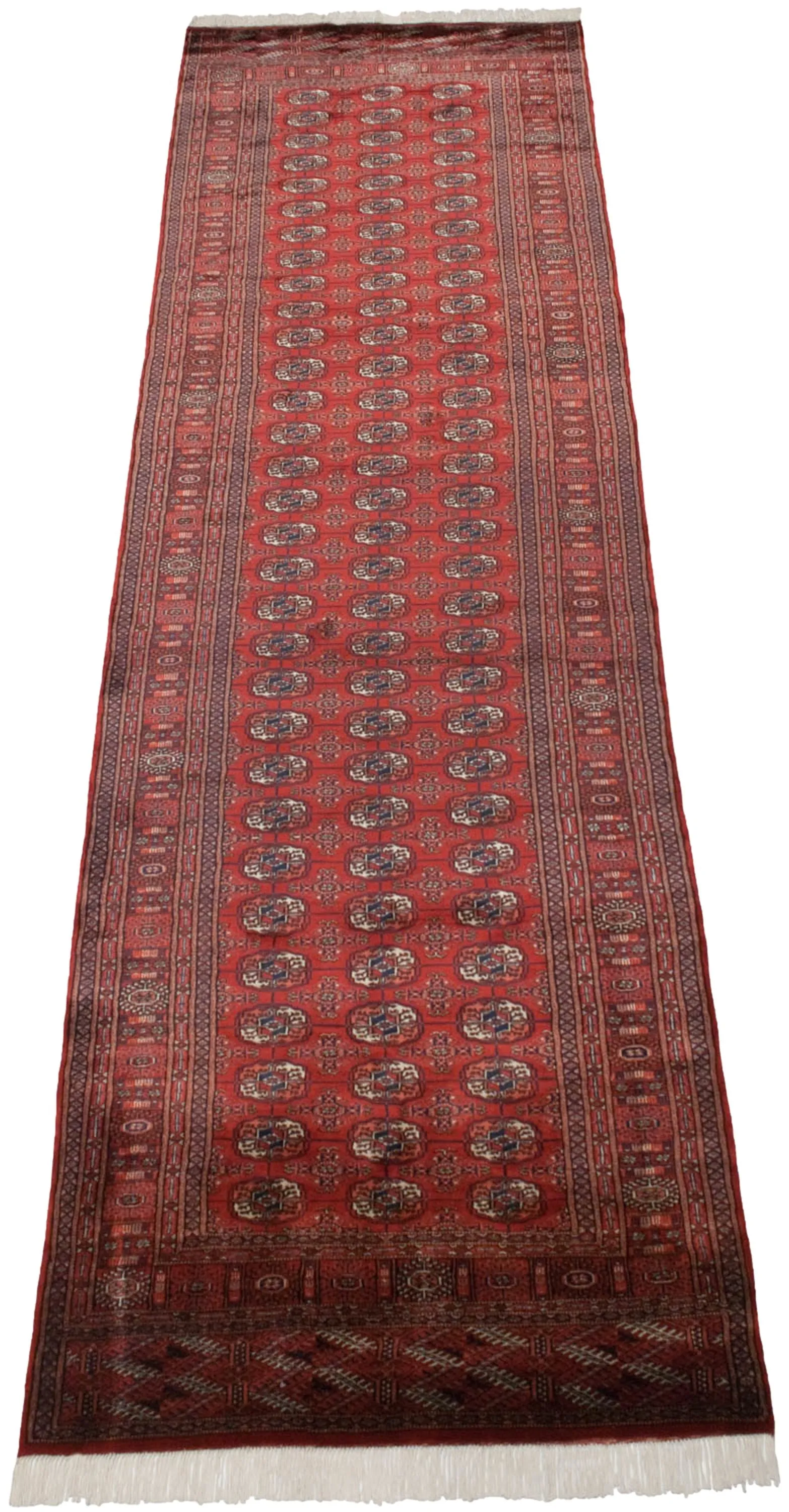 4x13.5 Vintage Fine Bokhara Rug Runner