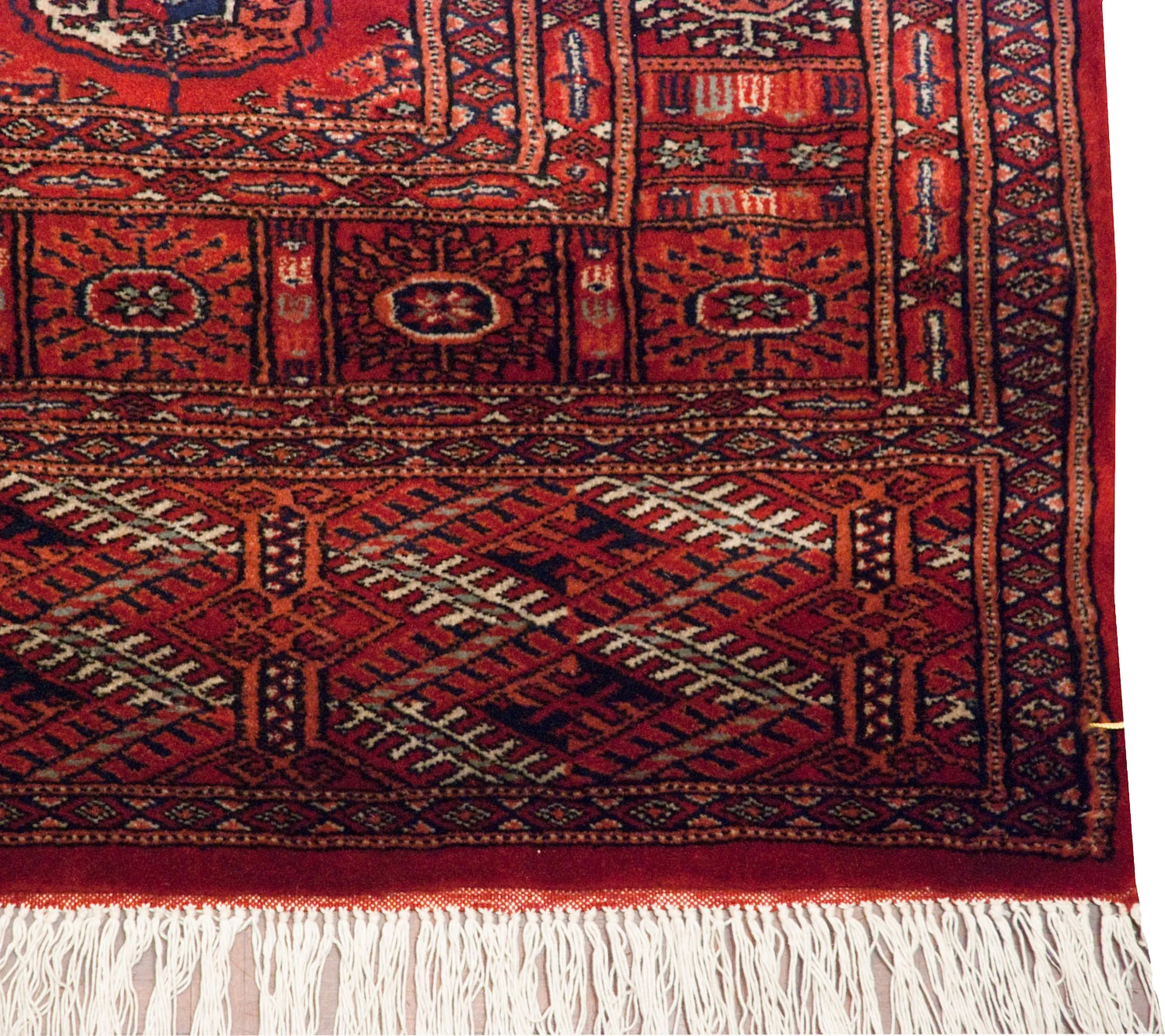 4x13.5 Vintage Fine Bokhara Rug Runner