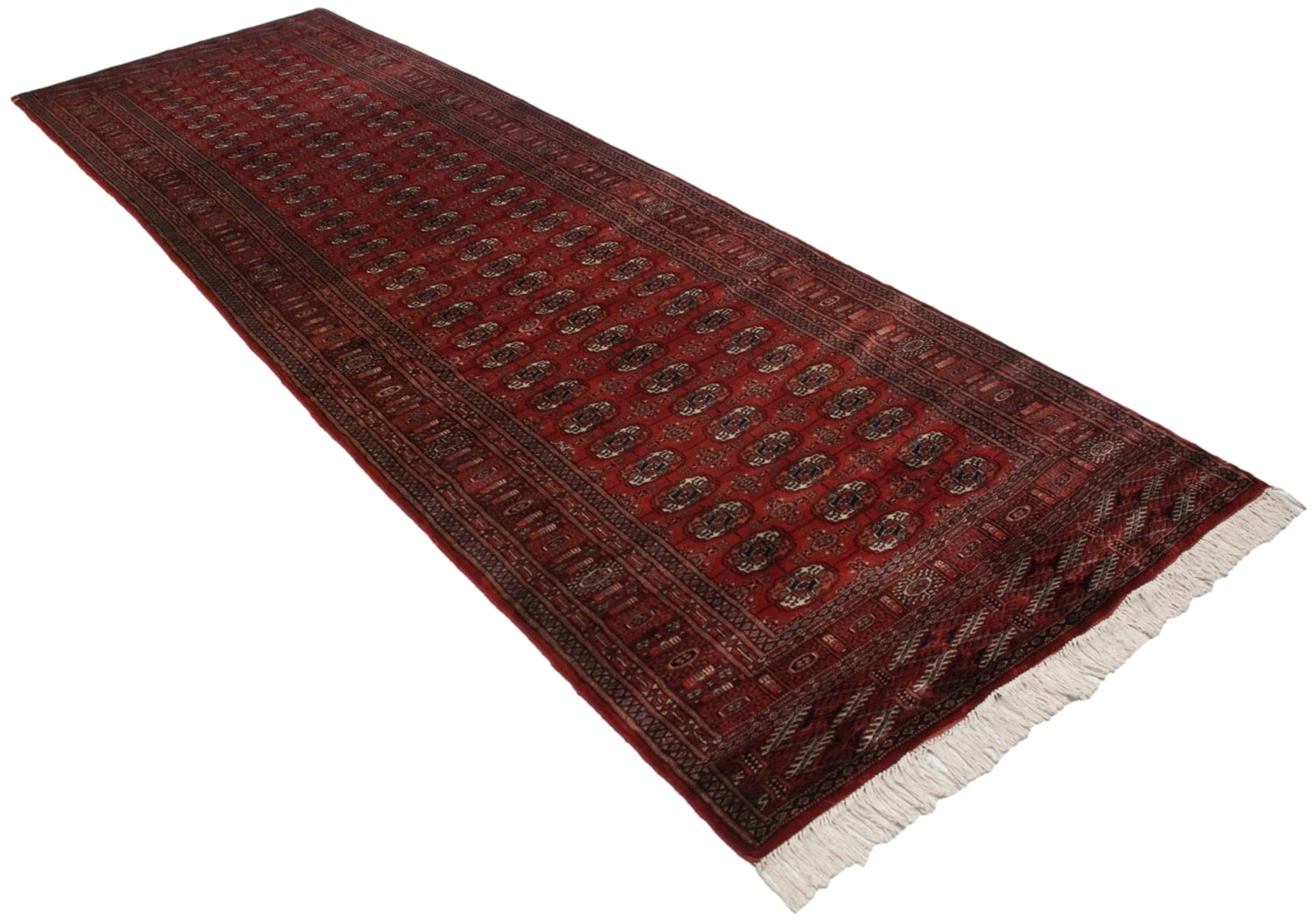 4x13.5 Vintage Fine Bokhara Rug Runner