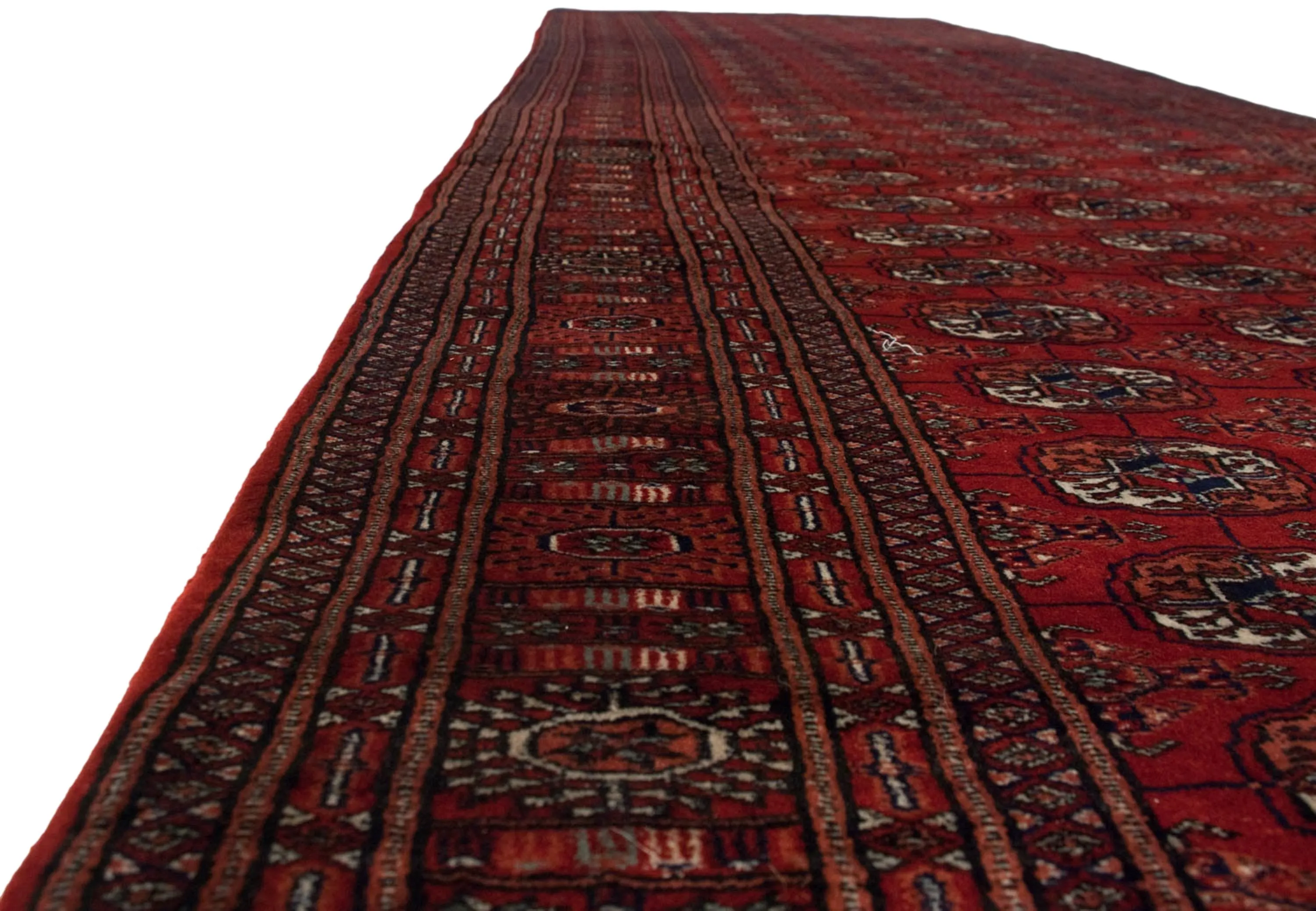 4x13.5 Vintage Fine Bokhara Rug Runner