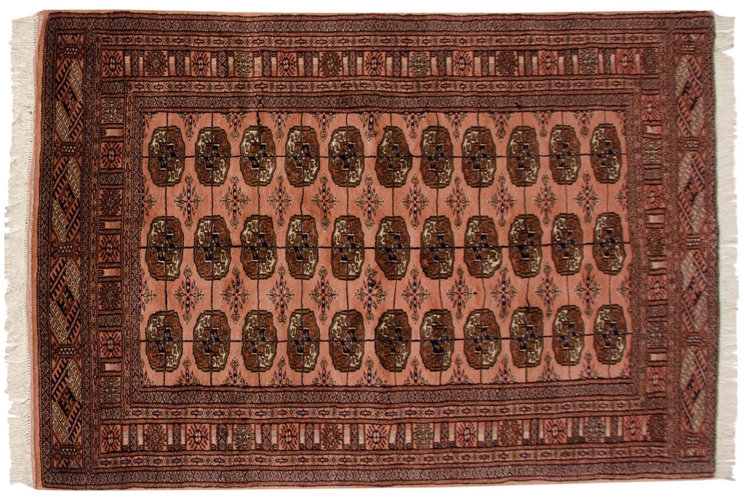 4x6 Vintage Fine Bokhara Rug