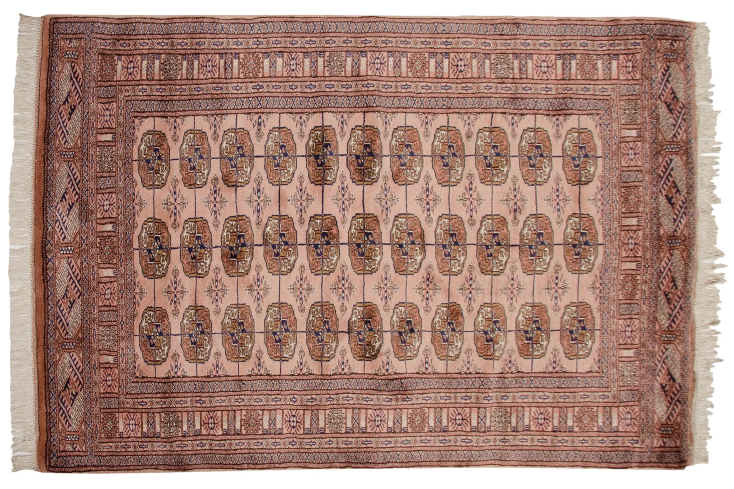 4x6 Vintage Fine Bokhara Rug