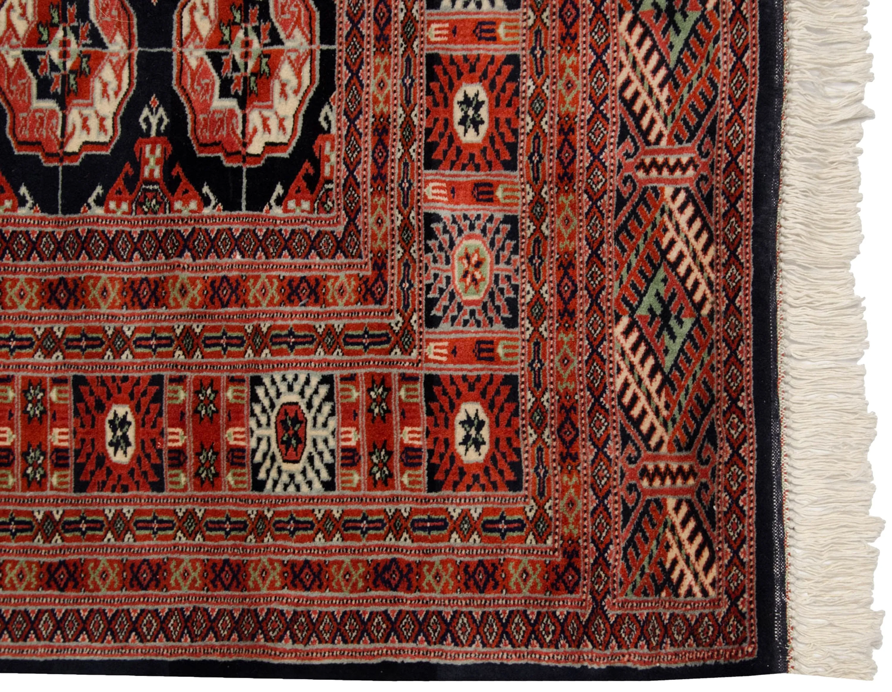 5.5x6 Vintage Fine Bokhara Square Carpet