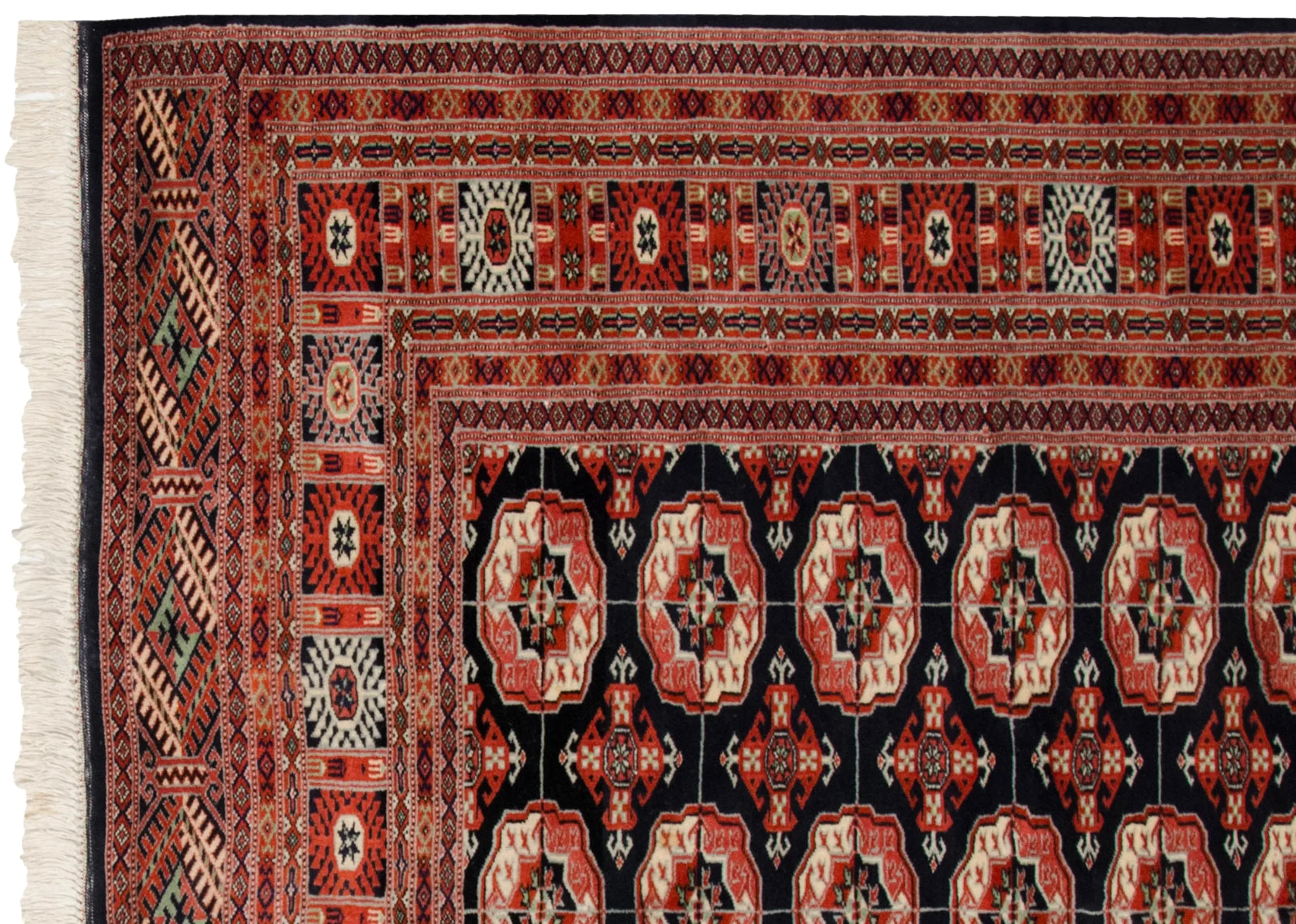 5.5x6 Vintage Fine Bokhara Square Carpet