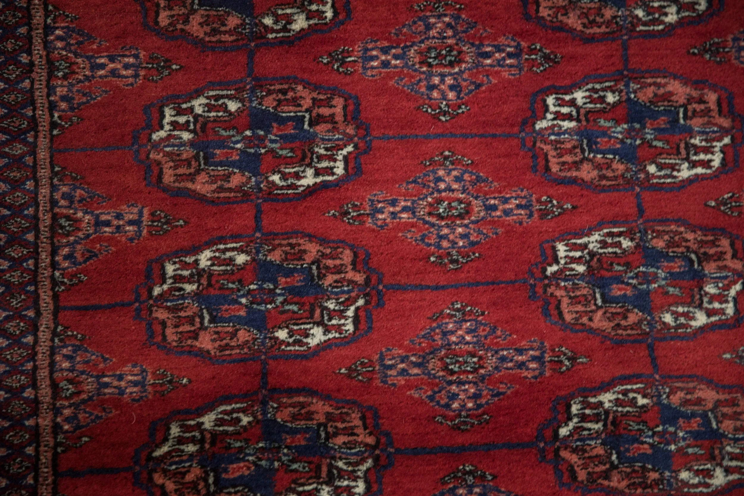 5x14 Vintage Fine Bokhara Rug Runner