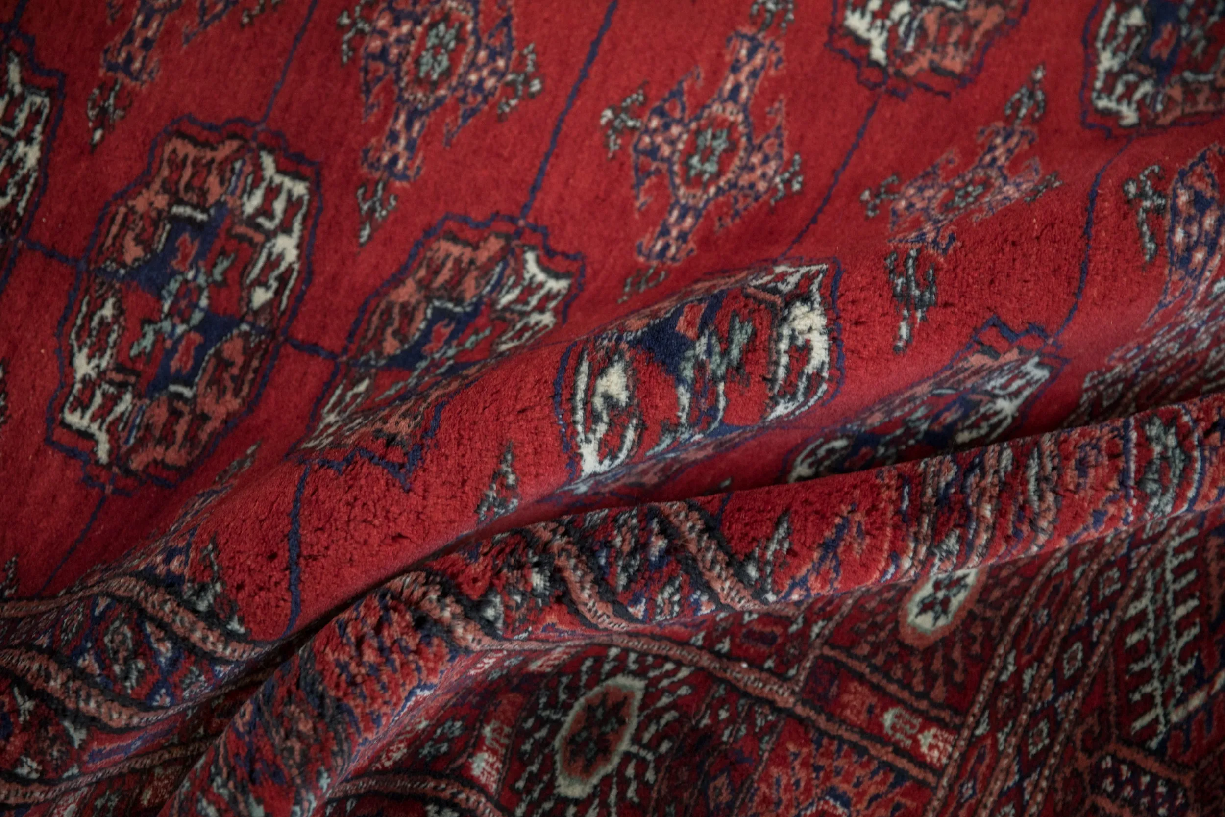 5x14 Vintage Fine Bokhara Rug Runner