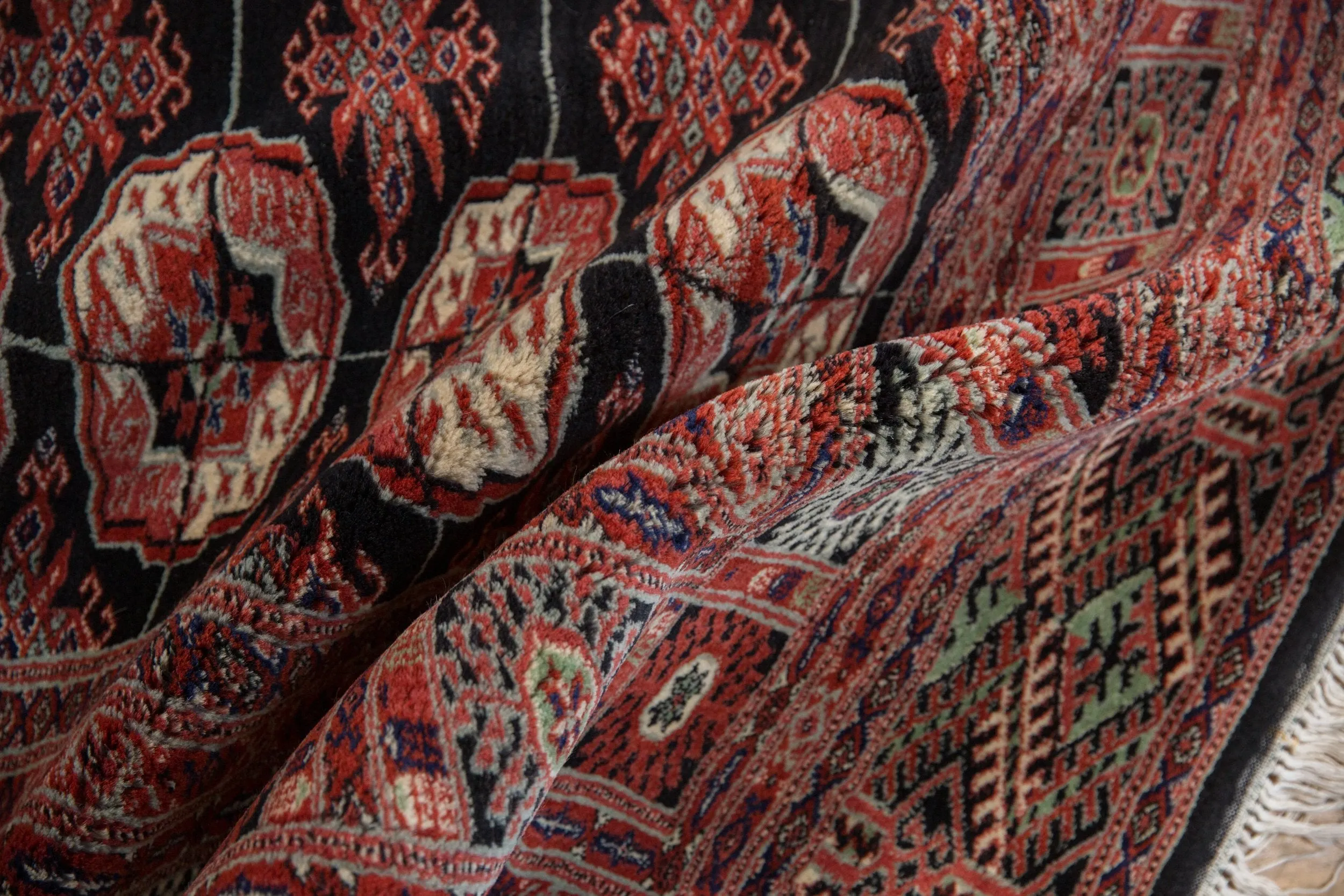6x9 Vintage Fine Bokhara Carpet