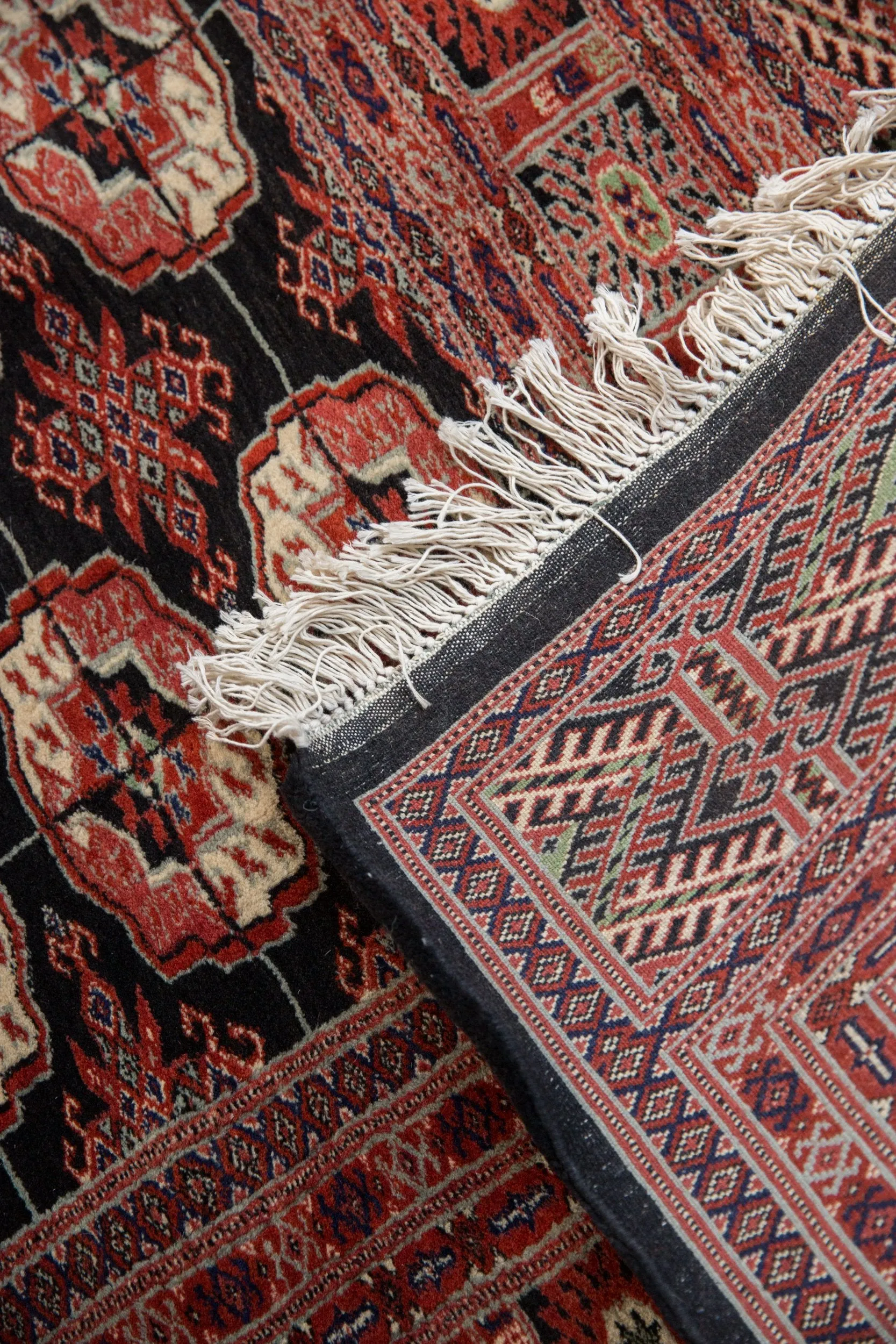 6x9 Vintage Fine Bokhara Carpet