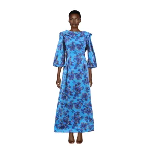 70's Hawaiian Print Dress | Size XS/S