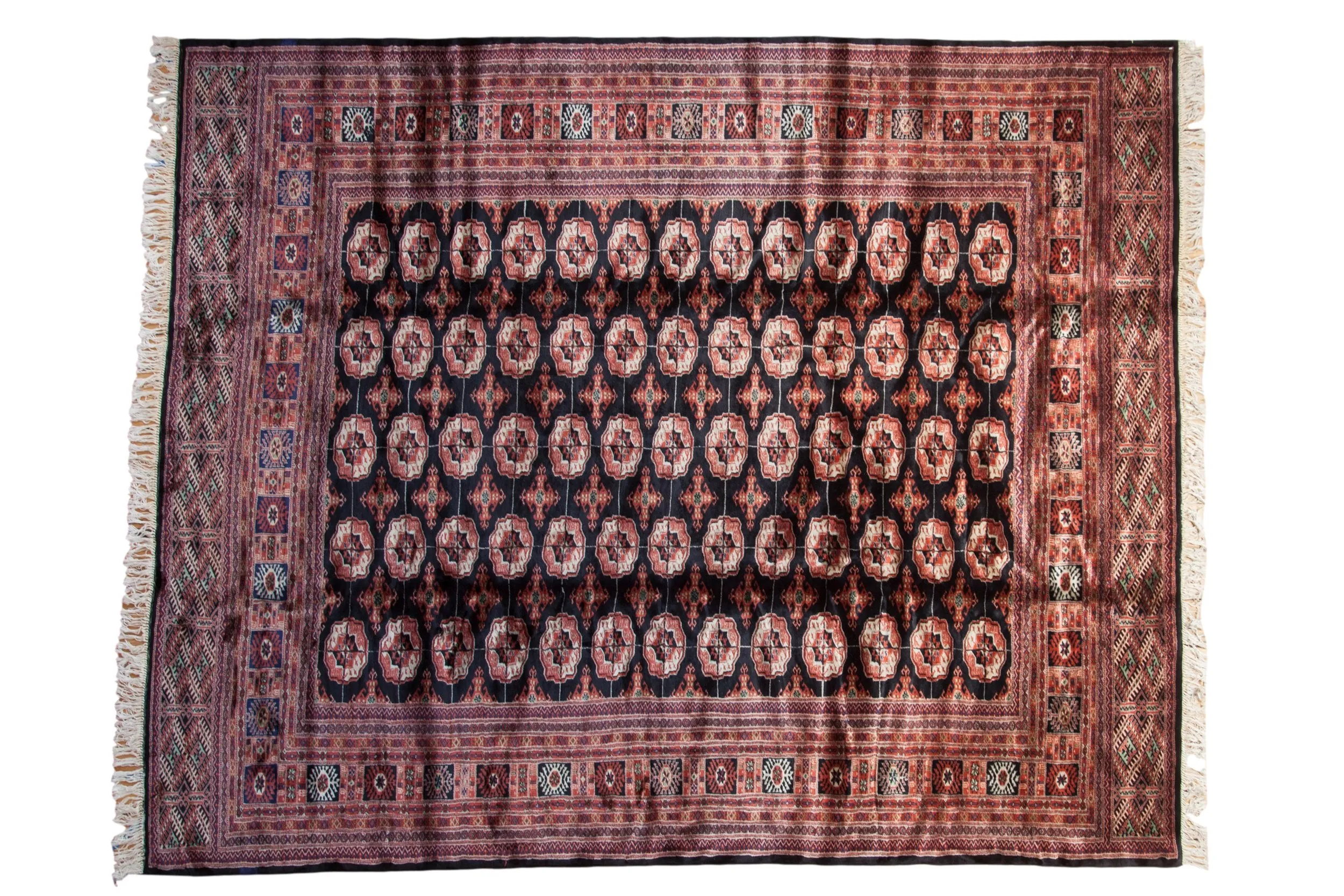 8x10 Vintage Fine Bokhara Carpet