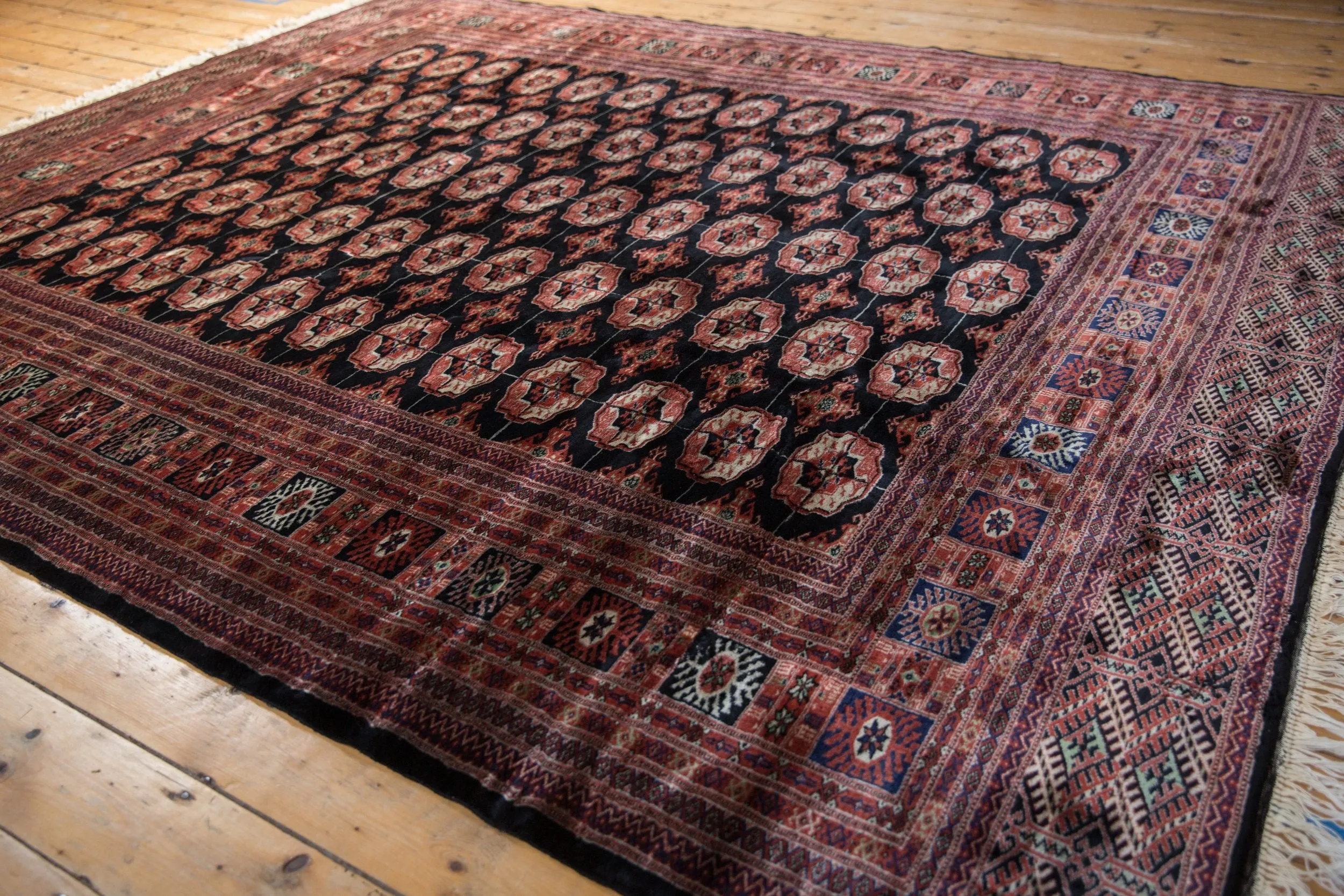 8x10 Vintage Fine Bokhara Carpet