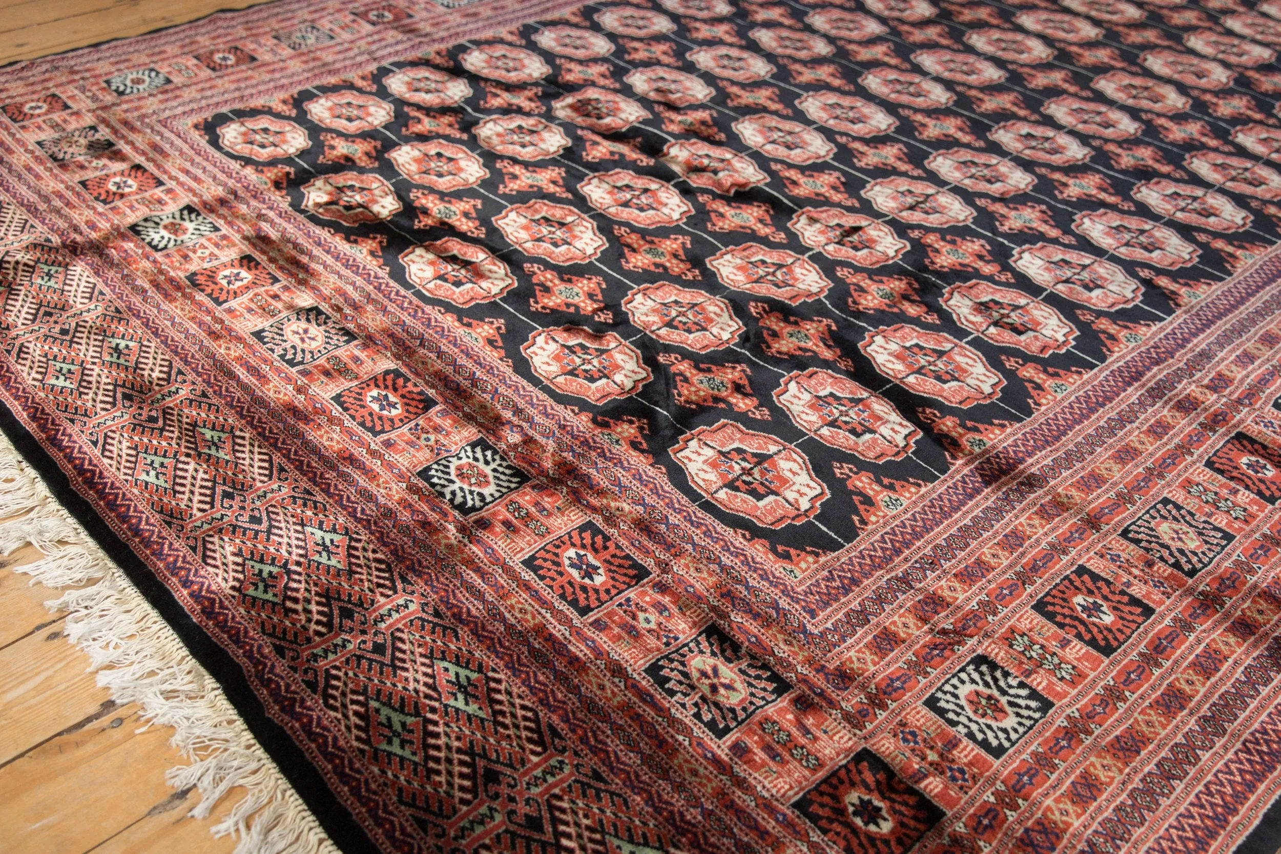 8x10 Vintage Fine Bokhara Carpet