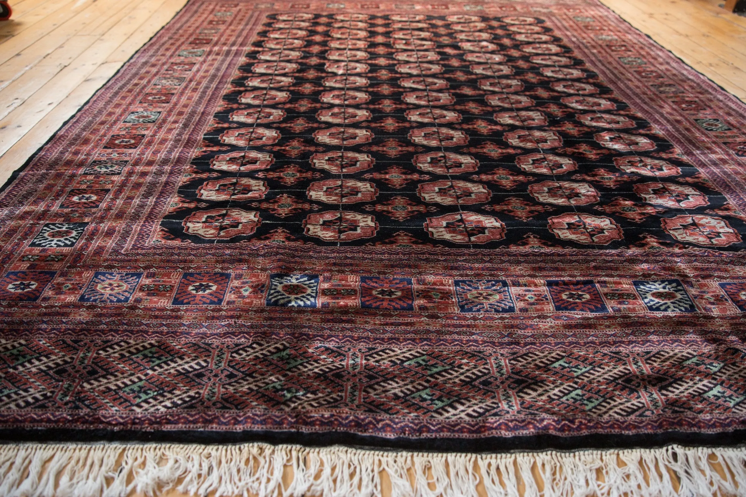 8x10 Vintage Fine Bokhara Carpet