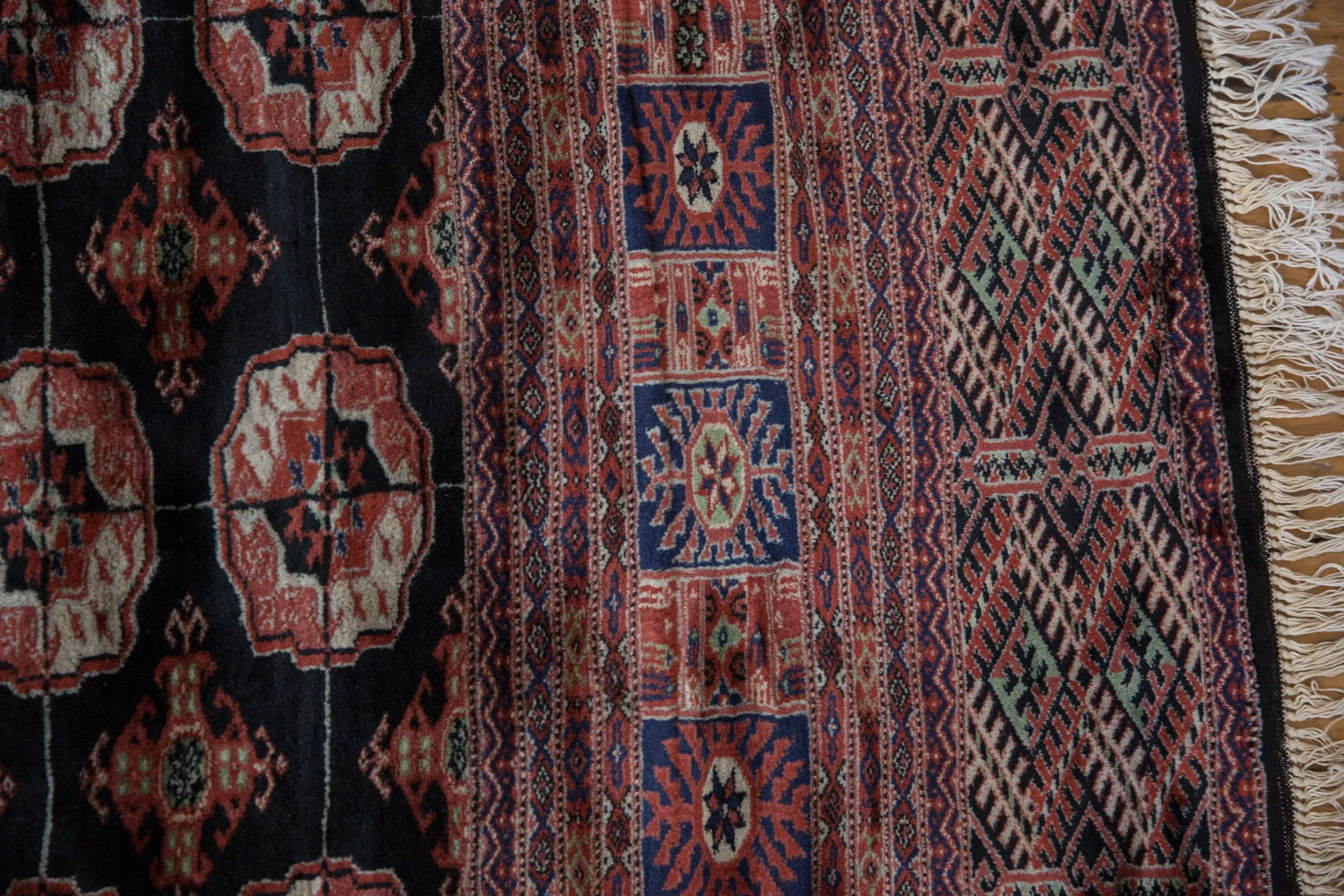 8x10 Vintage Fine Bokhara Carpet