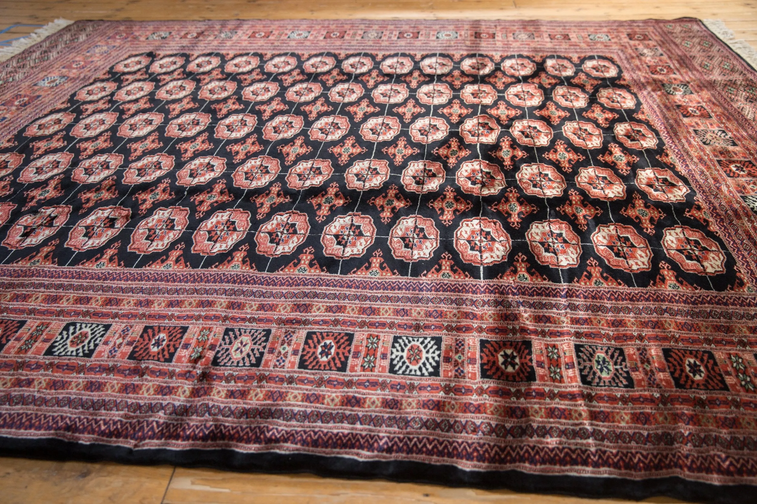 8x10 Vintage Fine Bokhara Carpet