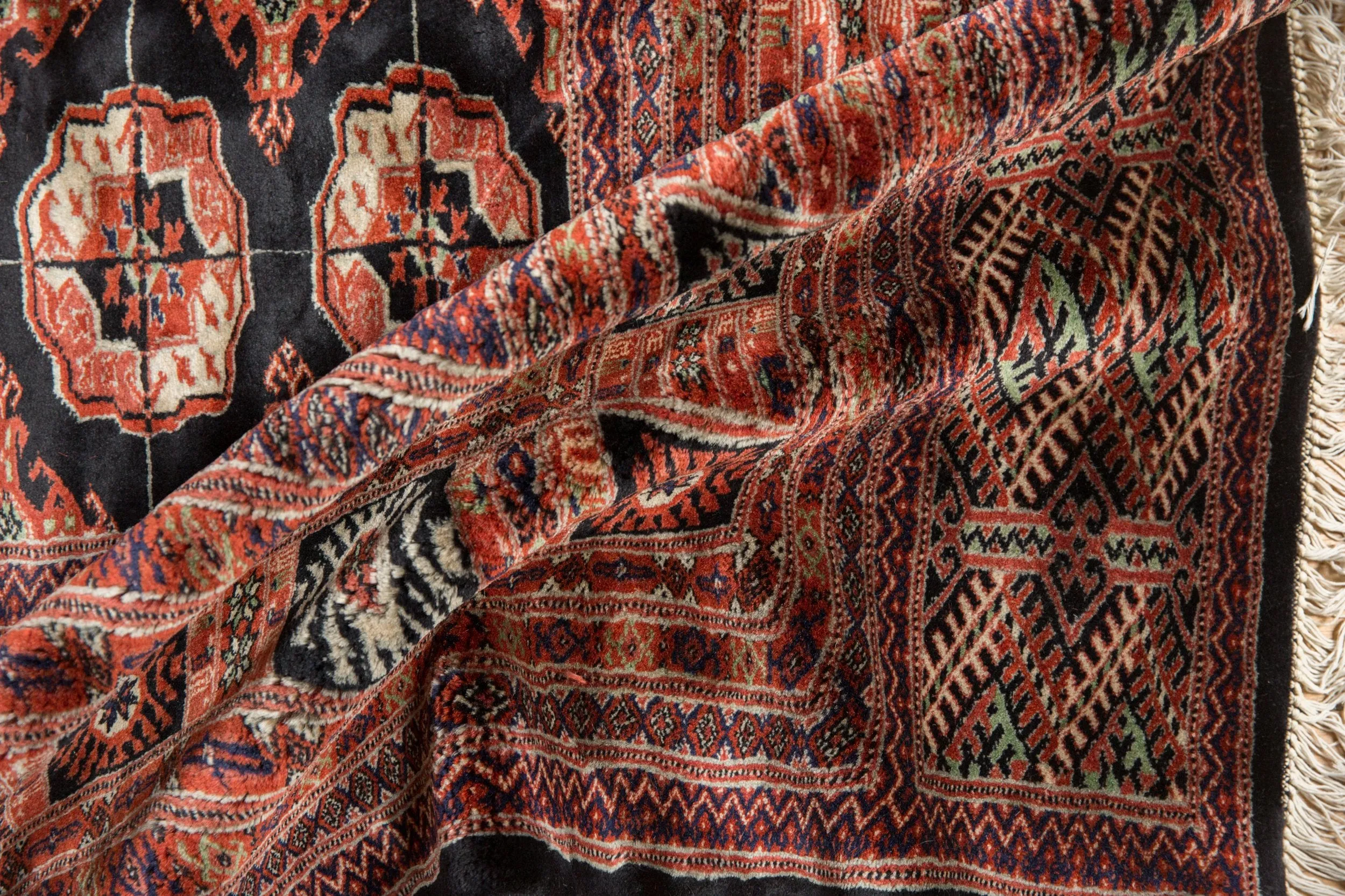 8x10 Vintage Fine Bokhara Carpet