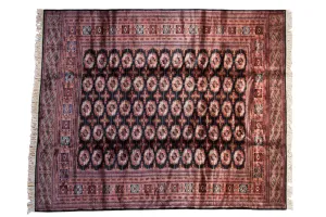 8x10 Vintage Fine Bokhara Carpet