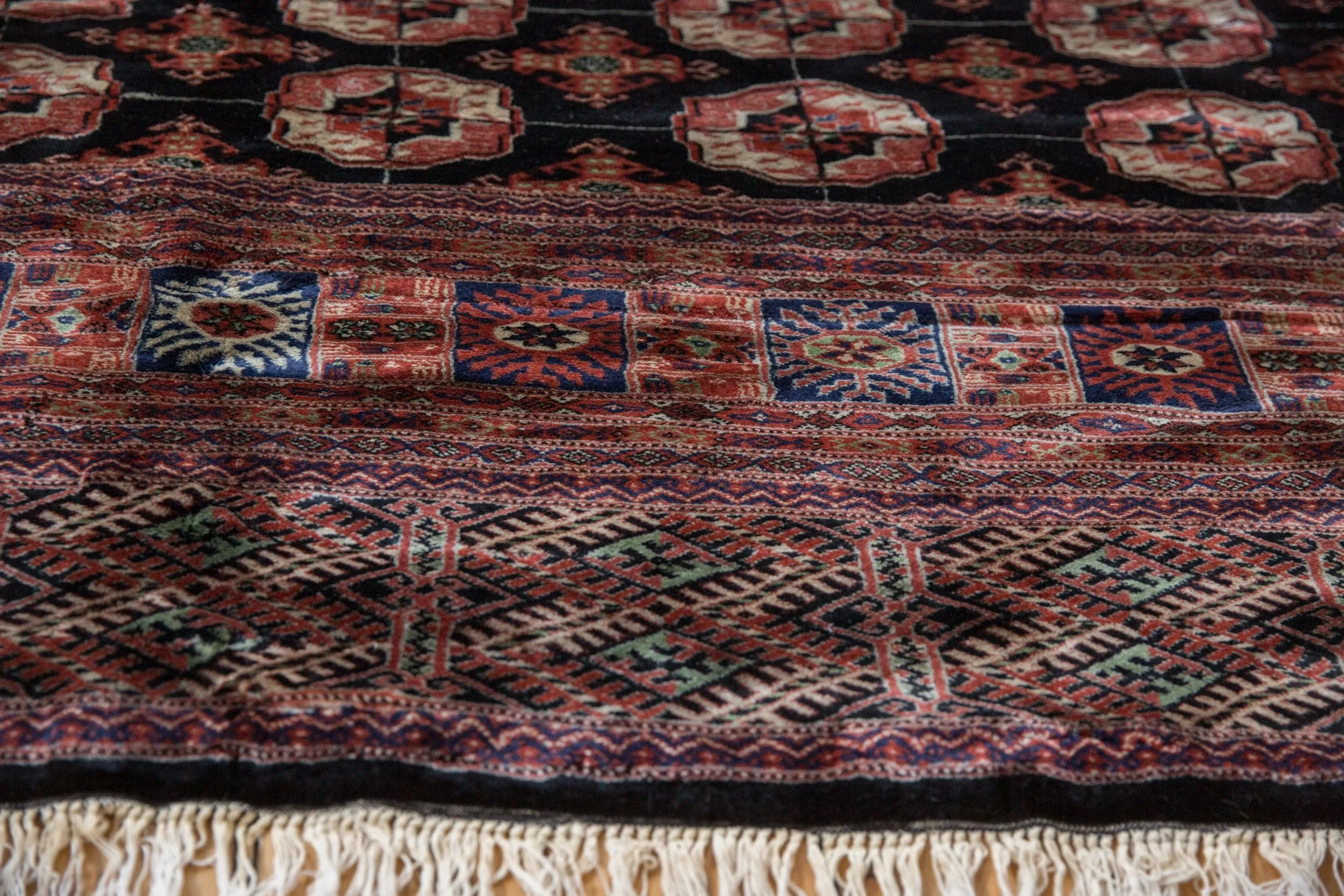 8x10 Vintage Fine Bokhara Carpet
