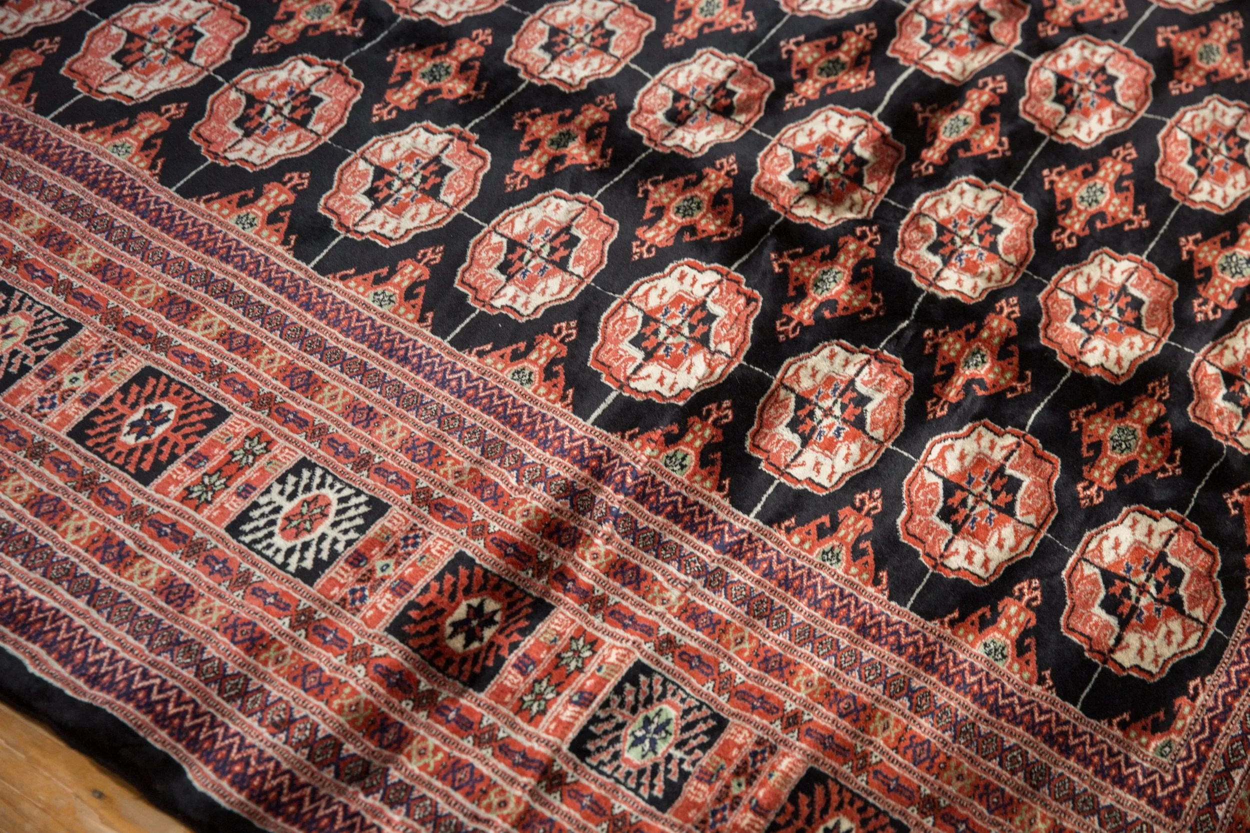 8x10 Vintage Fine Bokhara Carpet