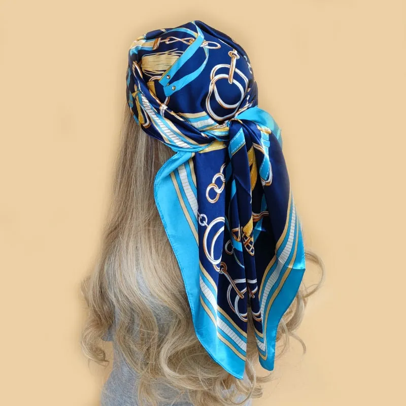 90*90cm Luxury Brand Square Scarf Fashion
