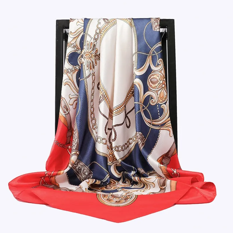 90*90cm Luxury Brand Square Scarf Fashion