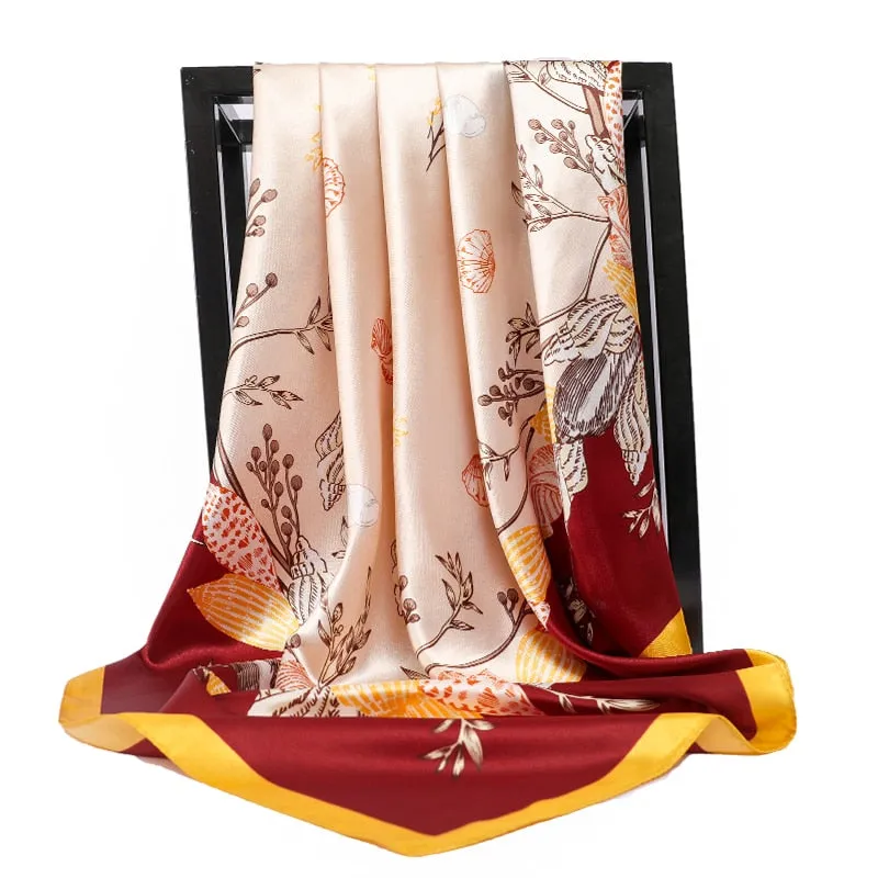 90*90cm Luxury Brand Square Scarf Fashion