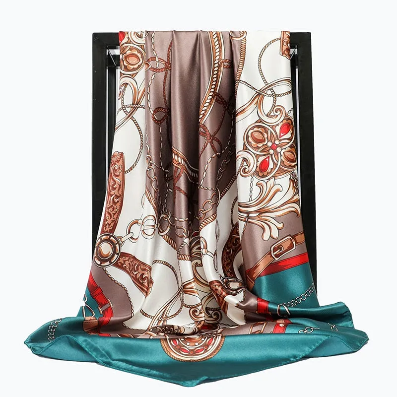 90*90cm Luxury Brand Square Scarf Fashion