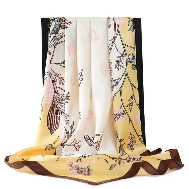 90*90cm Luxury Brand Square Scarf Fashion