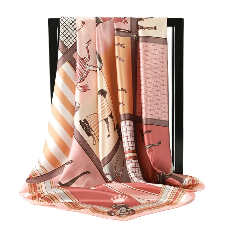 90*90cm Luxury Brand Square Scarf Fashion