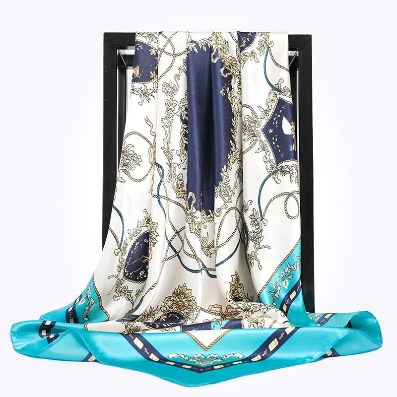 90*90cm Luxury Brand Square Scarf Fashion