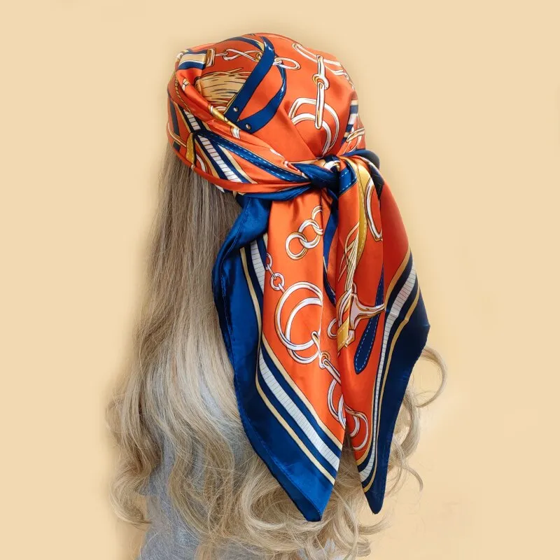 90*90cm Luxury Brand Square Scarf Fashion