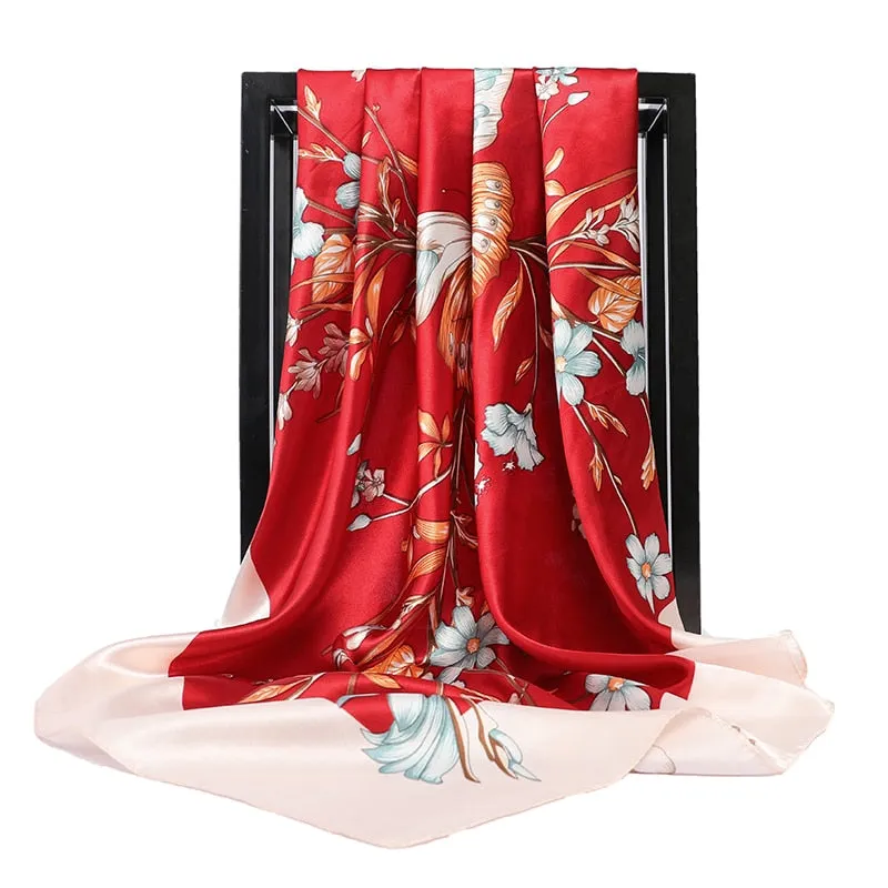 90*90cm Luxury Brand Square Scarf Fashion