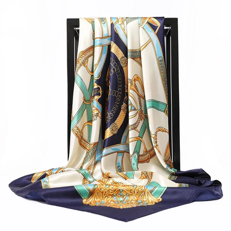 90*90cm Luxury Brand Square Scarf Fashion