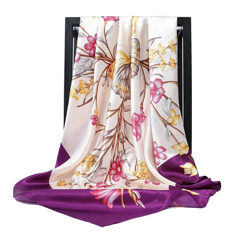 90*90cm Luxury Brand Square Scarf Fashion