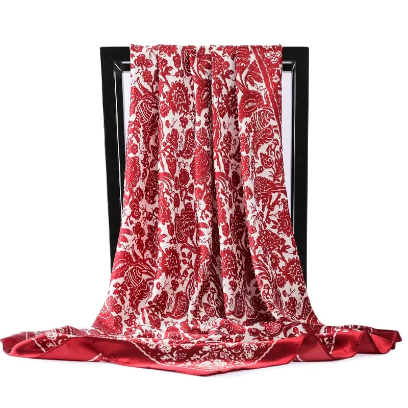 90*90cm Luxury Brand Square Scarf Fashion