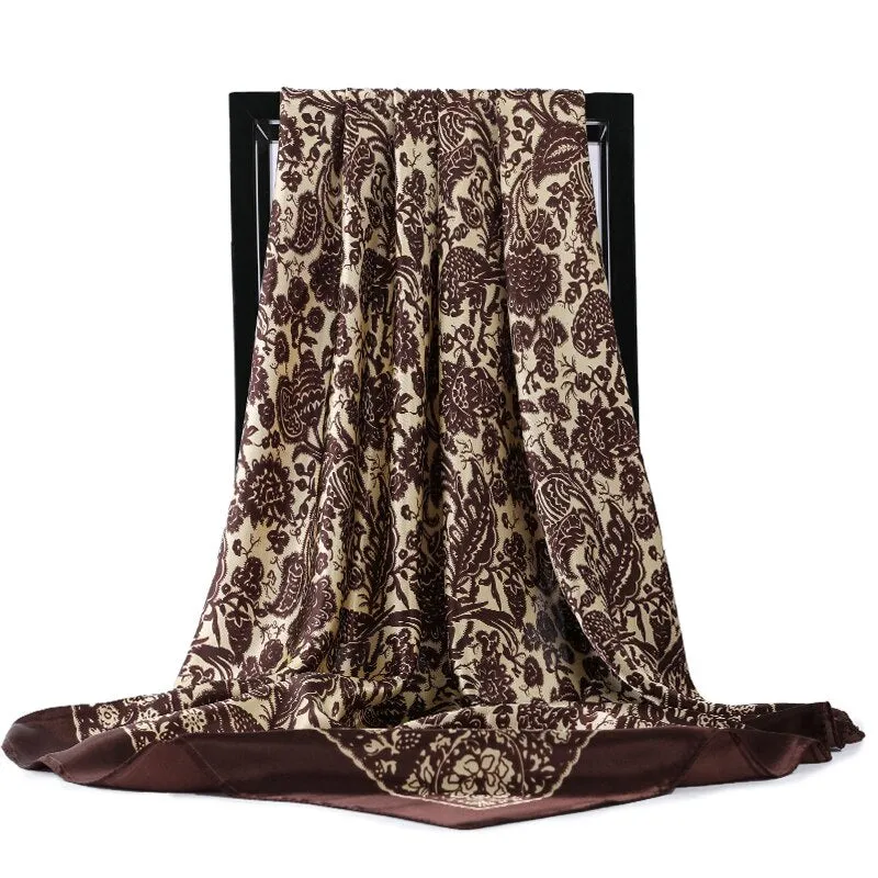 90*90cm Luxury Brand Square Scarf Fashion