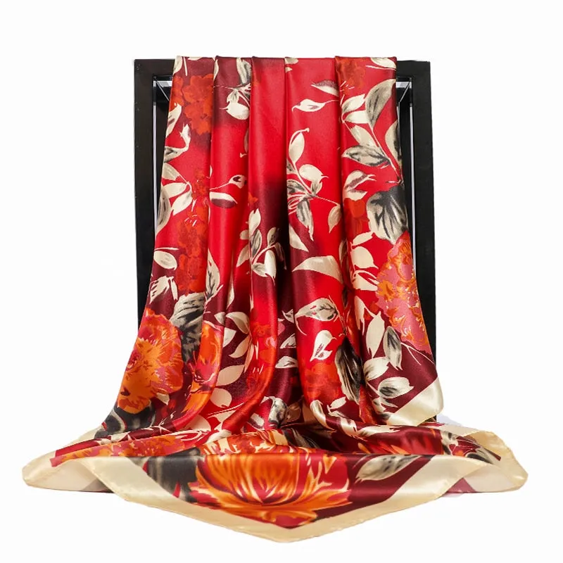 90*90cm Luxury Brand Square Scarf Fashion